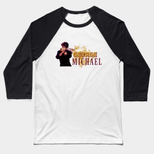 George Michael | Vintage poster Baseball T-Shirt